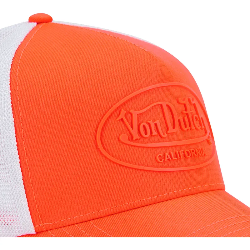 trucker-kappe-orange-und-weiss-fluo04-von-von-dutch trucker-kappe-orange-und-weiss-fluo04-von-von-dutch