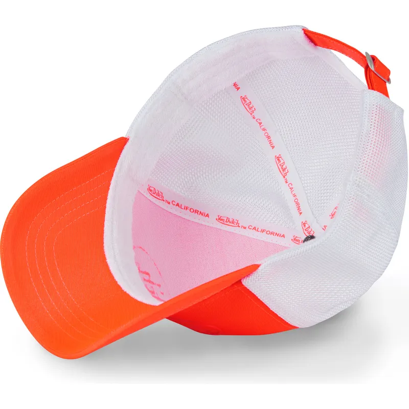 trucker-kappe-orange-und-weiss-fluo04-von-von-dutch trucker-kappe-orange-und-weiss-fluo04-von-von-dutch