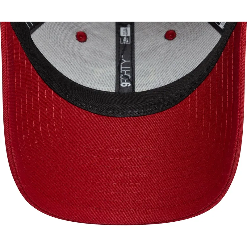 rote-verstellbare-curved-cap-9forty-core-der-associazione-sportiva-roma-serie-a-von-new-era