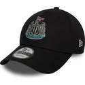 schwarze-verstellbare-gebogene-kappe-9forty-core-von-newcastle-united-football-club-premier-league-von-new-era