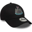 casquette-courbee-noire-ajustable-9forty-core-newcastle-united-football-club-premier-league-new-era