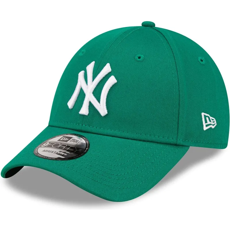 grune-gebogene-verstellbare-damen-cap-9forty-league-essential-der-new-york-yankees-mlb-von-new-era grune-gebogene-verstellbare-damen-cap-9forty-league-essential-der-new-york-yankees-mlb-von-new-era