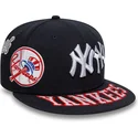 marineblaue-angepasste-59fifty-all-over-flat-cap-der-new-york-yankees-mlb-von-new-era