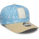 casquette-courbee-bleue-et-beige-snapback-9seventy-stretch-snap-lifestyle-racing-bulls-f1-team-formula-1-new-era
