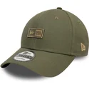 casquette-courbee-verte-ajustable-9forty-badge-new-era