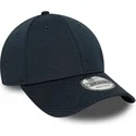 marineblaue-gebogene-snapback-kappe-mit-blauem-logo-9forty-flawless-mesh-der-new-york-yankees-mlb-von-new-era