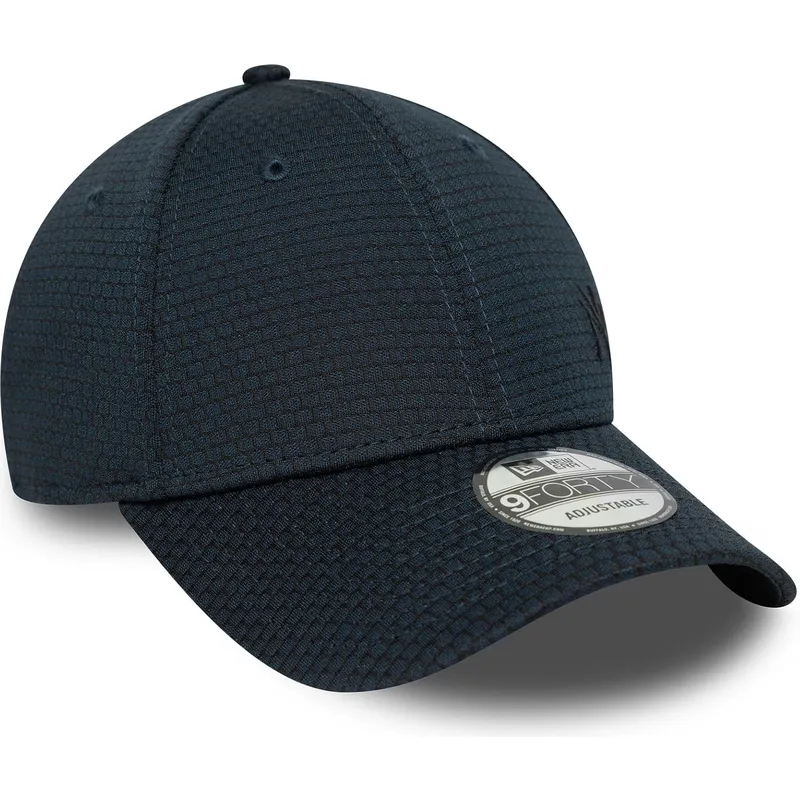marineblaue-gebogene-snapback-kappe-mit-blauem-logo-9forty-flawless-mesh-der-new-york-yankees-mlb-von-new-era