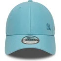 hellblaue-verstellbare-curved-cap-mit-blauem-logo-9forty-tonal-flawless-der-new-york-yankees-mlb-von-new-era