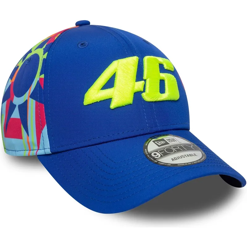 blaue-gebogene-snapback-kappe-9forty-fanwear-von-valentino-rossi-vr46-motogp-von-new-era