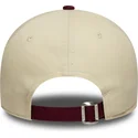 casquette-courbee-beige-et-grenat-ajustable-9twenty-garfield-et-odie-new-era
