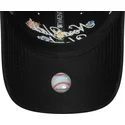 casquette-courbee-noire-ajustable-pour-femme-9forty-floral-script-new-york-yankees-mlb-new-era