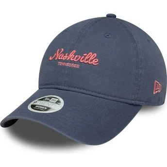 Mützen gebogen blau verstellbares band 9TWENTY City der Nashville von New Era