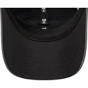 schwarze-gebogene-verstellbare-damenkappe-open-back-flawless-der-new-york-yankees-mlb-von-new-era