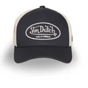 schwarze-und-beige-verstellbare-trucker-kappe-lof-b31-von-von-dutch