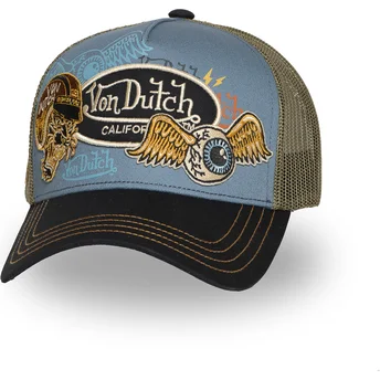 Casquette trucker multicolore PATCHES10 Von Dutch