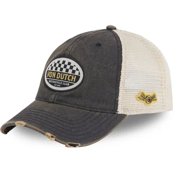 Mützen gebogen grau snapback MAC08 von Von Dutch