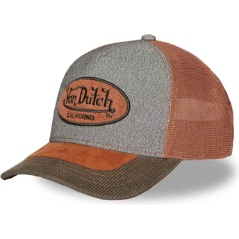 Mützen gebogen braun snapback 01 von Von Dutch