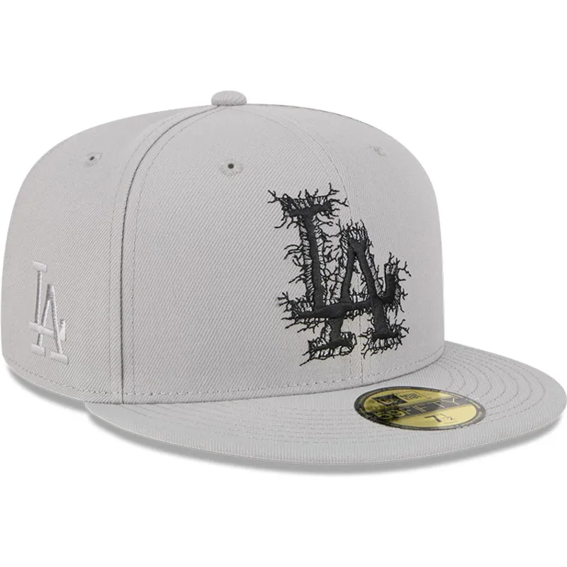 graue-anliegende-59fifty-cracked-flat-cap-der-los-angeles-dodgers-mlb-von-new-era graue-anliegende-59fifty-cracked-flat-cap-der-los-angeles-dodgers-mlb-von-new-era
