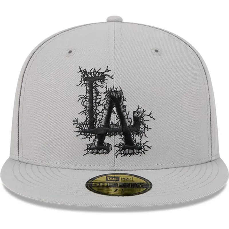 graue-anliegende-59fifty-cracked-flat-cap-der-los-angeles-dodgers-mlb-von-new-era graue-anliegende-59fifty-cracked-flat-cap-der-los-angeles-dodgers-mlb-von-new-era