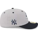 casquette-courbee-grise-et-bleue-marine-ajustee-59fifty-player-derek-jeter-new-york-yankees-mlb-new-era