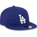 flache-blaue-angepasste-59fifty-retro-crown-a-frame-easy-kappe-der-los-angeles-dodgers-mlb-von-new-era