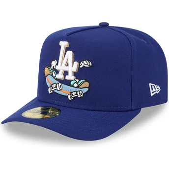 Casquette courbée bleue ajustée 59FIFTY A Frame Cartoon Los Angeles Dodgers MLB New Era