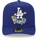 casquette-courbee-bleue-ajustee-59fifty-a-frame-cartoon-los-angeles-dodgers-mlb-new-era