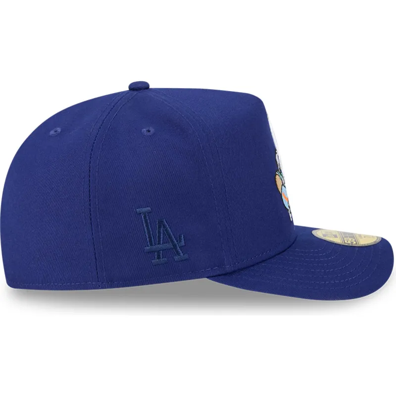 blaue-gebogene-verstellbare-59fifty-a-frame-cartoon-kappe-der-los-angeles-dodgers-mlb-von-new-era blaue-gebogene-verstellbare-59fifty-a-frame-cartoon-kappe-der-los-angeles-dodgers-mlb-von-new-era