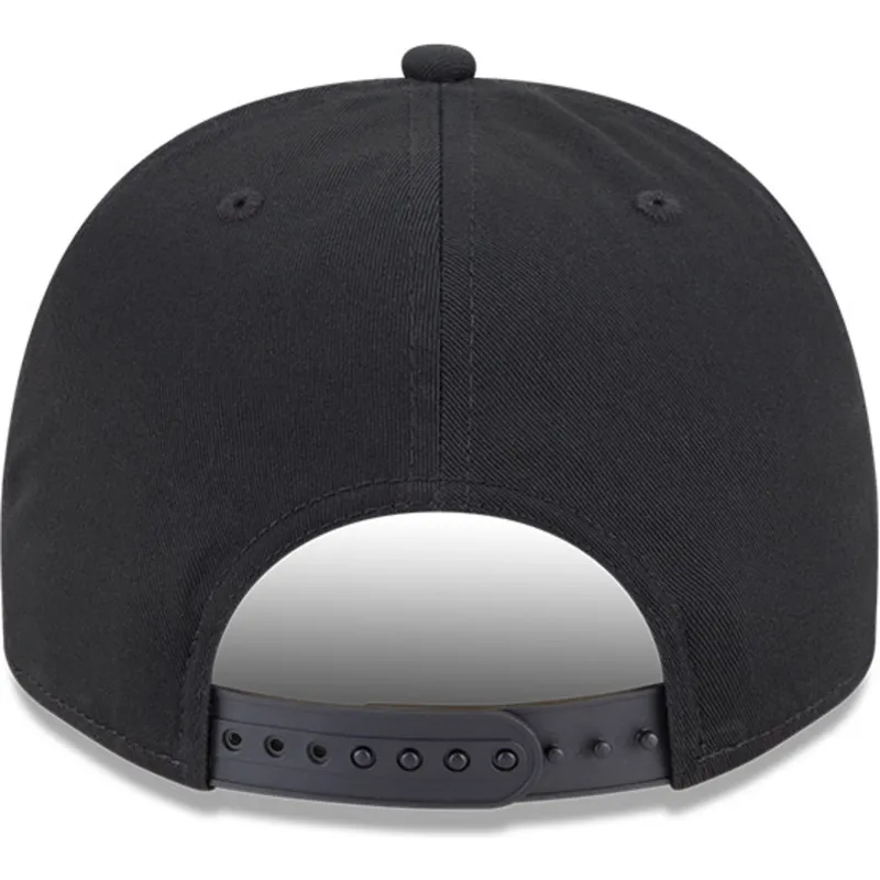 schwarze-gebogene-snapback-kappe-9fifty-a-frame-chainstitch-der-los-angeles-kings-nhl-von-new-era