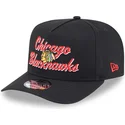schwarze-gebogene-snapback-kappe-9fifty-a-frame-chainstitch-der-chicago-blackhawks-nhl-von-new-era