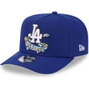 casquette-courbee-bleue-snapback-9fifty-a-frame-cartoon-los-angeles-dodgers-mlb-new-era