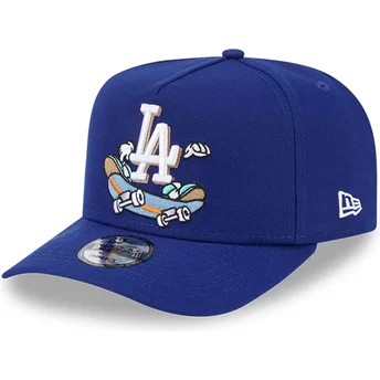Casquette courbée bleue snapback 9FIFTY A Frame Cartoon Los Angeles Dodgers MLB New Era