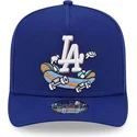 casquette-courbee-bleue-snapback-9fifty-a-frame-cartoon-los-angeles-dodgers-mlb-new-era