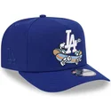 casquette-courbee-bleue-snapback-9fifty-a-frame-cartoon-los-angeles-dodgers-mlb-new-era