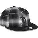 schwarze-flache-snapback-kappe-9fifty-retro-crown-plaid-der-detroit-tigers-mlb-von-new-era