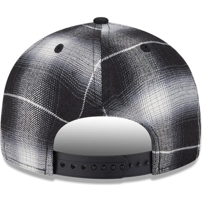 schwarze-flache-snapback-kappe-9fifty-retro-crown-plaid-der-detroit-tigers-mlb-von-new-era schwarze-flache-snapback-kappe-9fifty-retro-crown-plaid-der-detroit-tigers-mlb-von-new-era