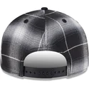 schwarze-flache-snapback-kappe-9fifty-retro-crown-plaid-der-new-york-yankees-mlb-von-new-era