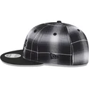 casquette-plate-noire-snapback-9fifty-retro-crown-plaid-oakland-athletics-mlb-new-era