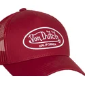 rote-verstellbare-trucker-kappe-lof-b38-von-von-dutch
