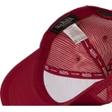 rote-verstellbare-trucker-kappe-lof-b38-von-von-dutch