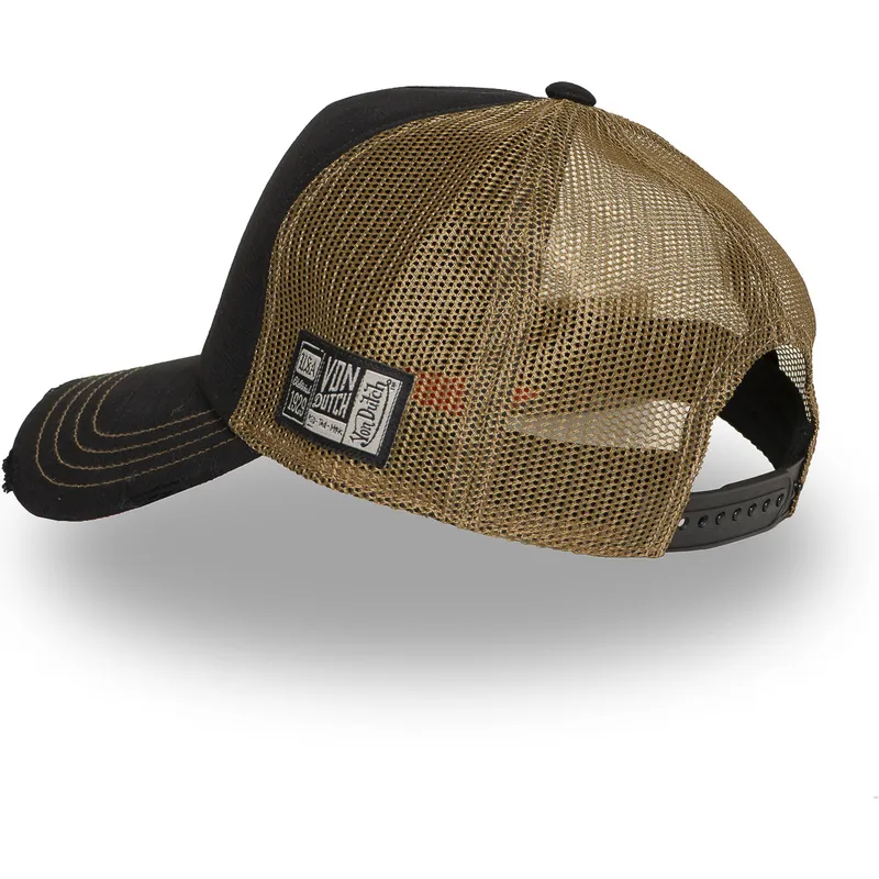 schwarze-und-braune-trucker-kappe-crew25-von-von-dutch schwarze-und-braune-trucker-kappe-crew25-von-von-dutch