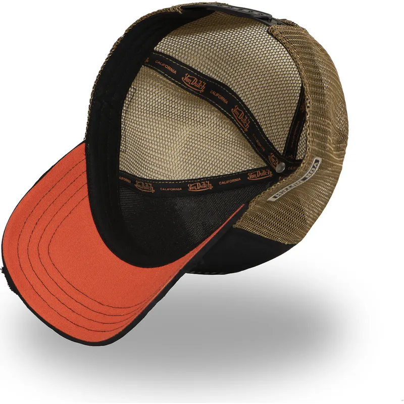 schwarze-und-braune-trucker-kappe-crew25-von-von-dutch schwarze-und-braune-trucker-kappe-crew25-von-von-dutch