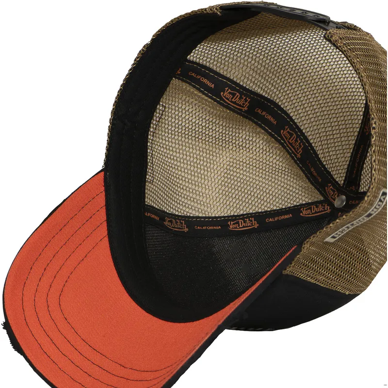 schwarze-und-braune-trucker-kappe-crew25-von-von-dutch schwarze-und-braune-trucker-kappe-crew25-von-von-dutch