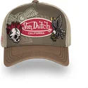 casquette-trucker-marron-patches12-von-dutch