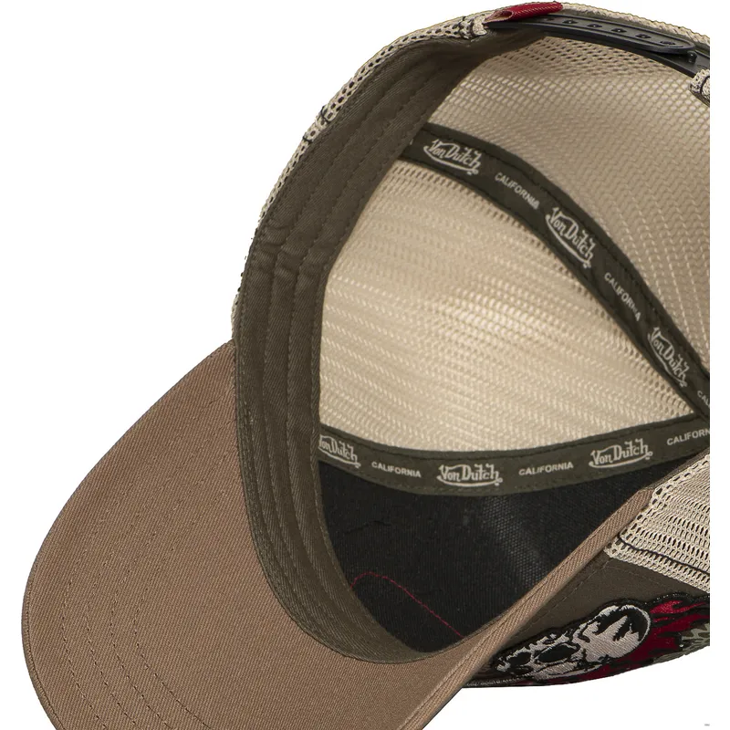 trucker-kappe-braun-patches12-von-von-dutch