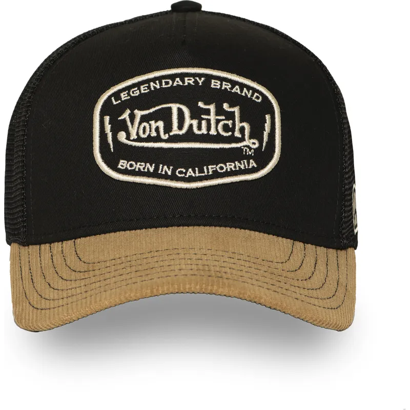 schwarze-und-braune-trucker-kappe-sem02-von-von-dutch schwarze-und-braune-trucker-kappe-sem02-von-von-dutch