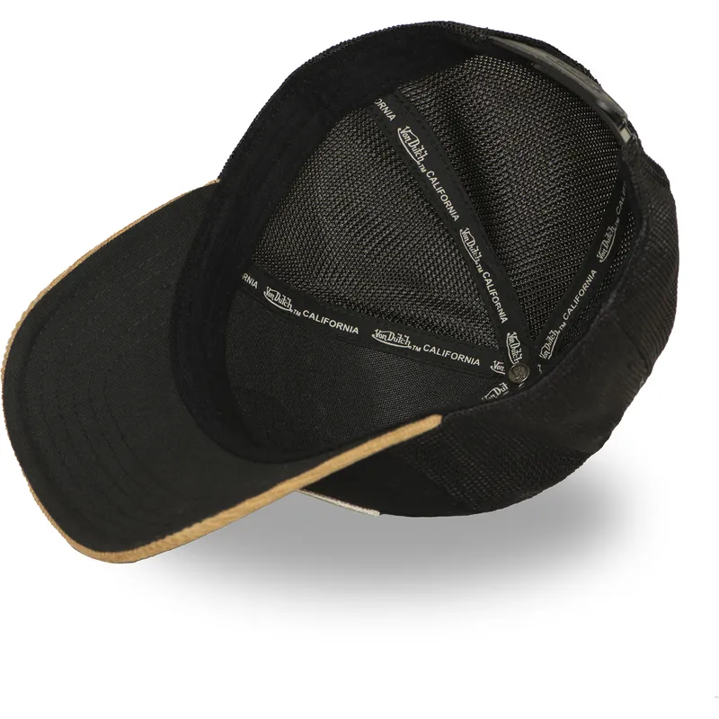 schwarze-und-braune-trucker-kappe-sem02-von-von-dutch schwarze-und-braune-trucker-kappe-sem02-von-von-dutch