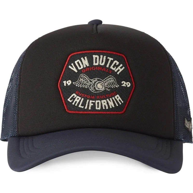 trucker-cap-braun-und-marineblau-foam02-von-von-dutch trucker-cap-braun-und-marineblau-foam02-von-von-dutch