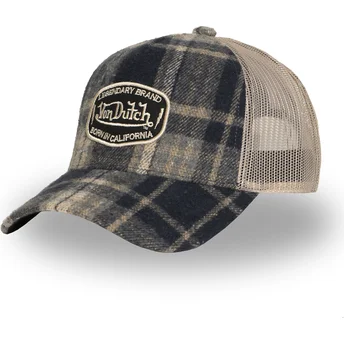 Mützen gebogen blau snapback CAR07 von Von Dutch