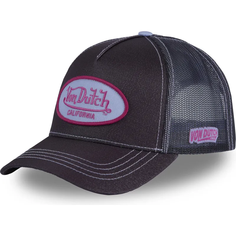 mehrfarbige-trucker-kappe-glit-pu-von-von-dutch